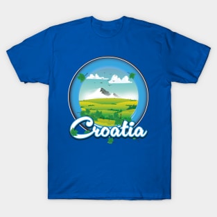 Croatia retro logo T-Shirt